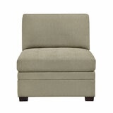 Thomasville Tisdale Beige Fabric Armless Chair