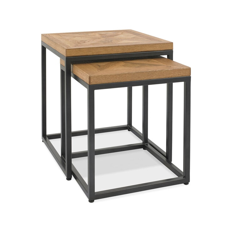 Bentley Designs Greenwich Oak Nest of Tables Bentley Designs Greenwich Oak Nest of Tables