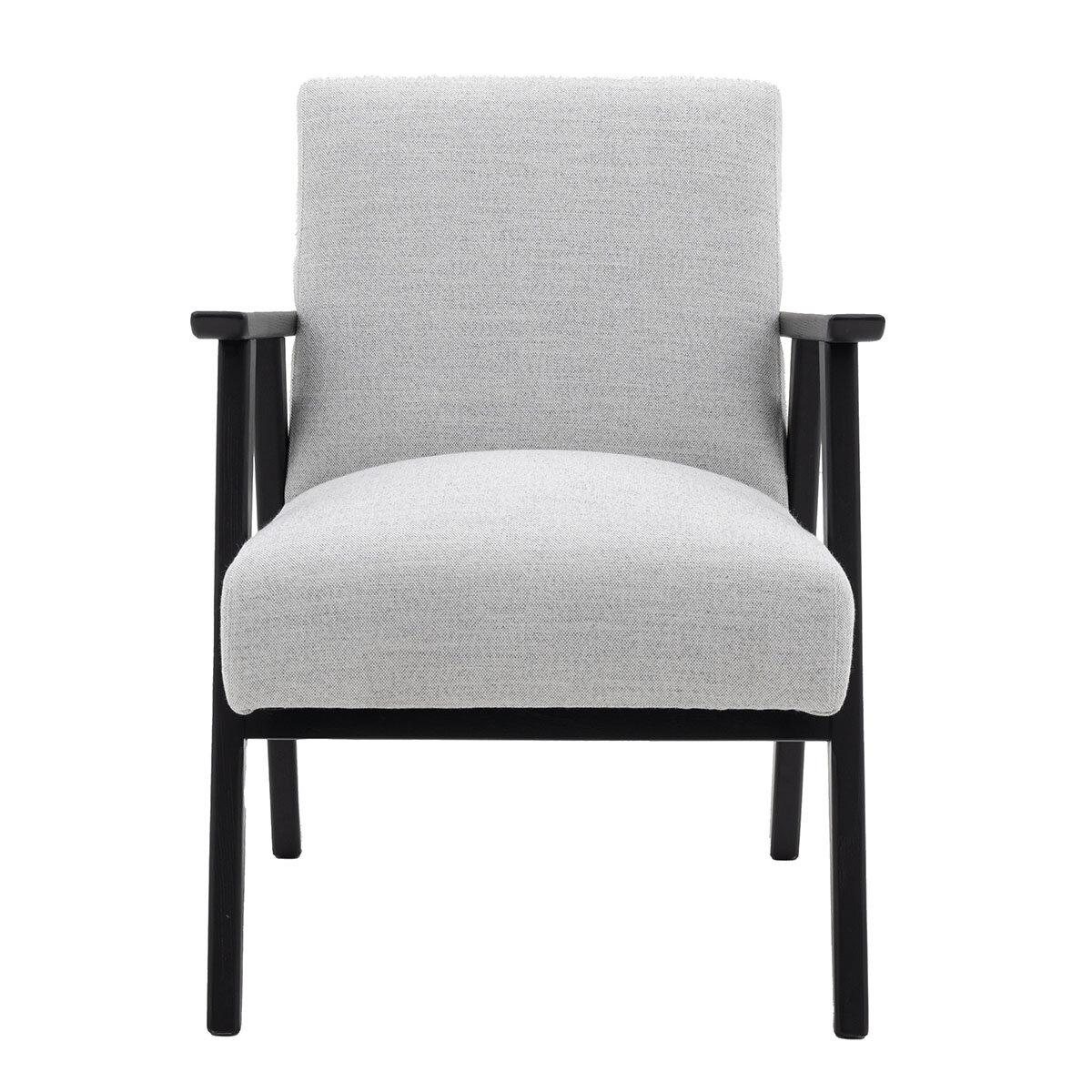 Gallery Neyland Mottled Stone Linen Armchair