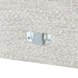 Zyllah Beige Fabric Corner Sofa with Chaise