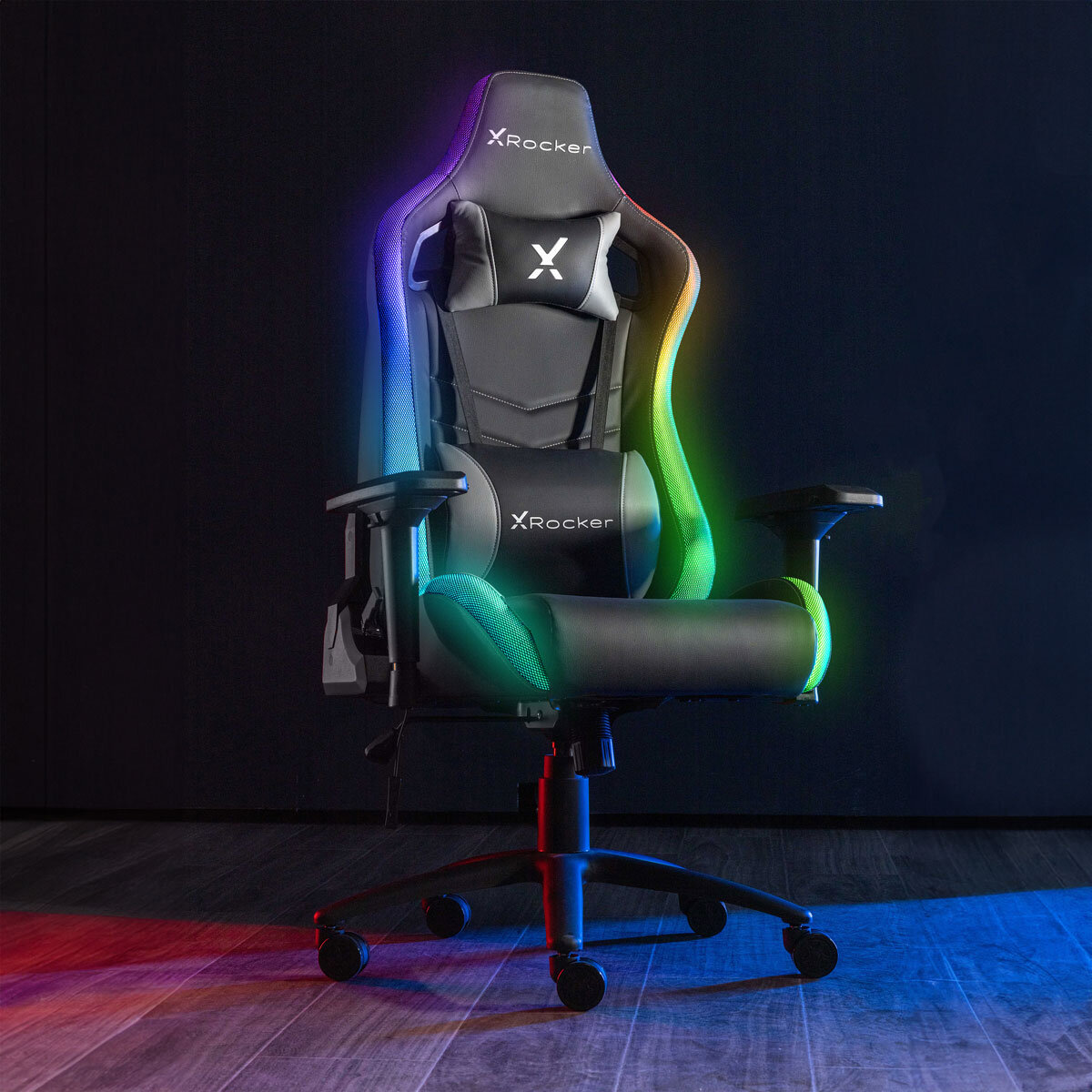 X Rocker Opal RGB Gaming Chair with LED Lights