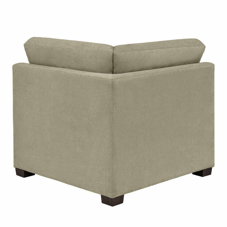 Thomasville Tisdale Beige Fabric Corner Chair