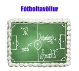 iceland Football pitch cake