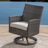 SunVilla Vineyard 7 Piece Wicker Dining Set + Cover
