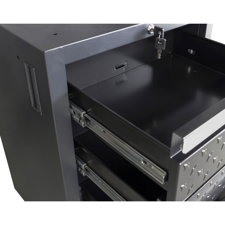 Hilka Garage Pro+ 24 Gauge Steel 11 Piece Cabinet Set