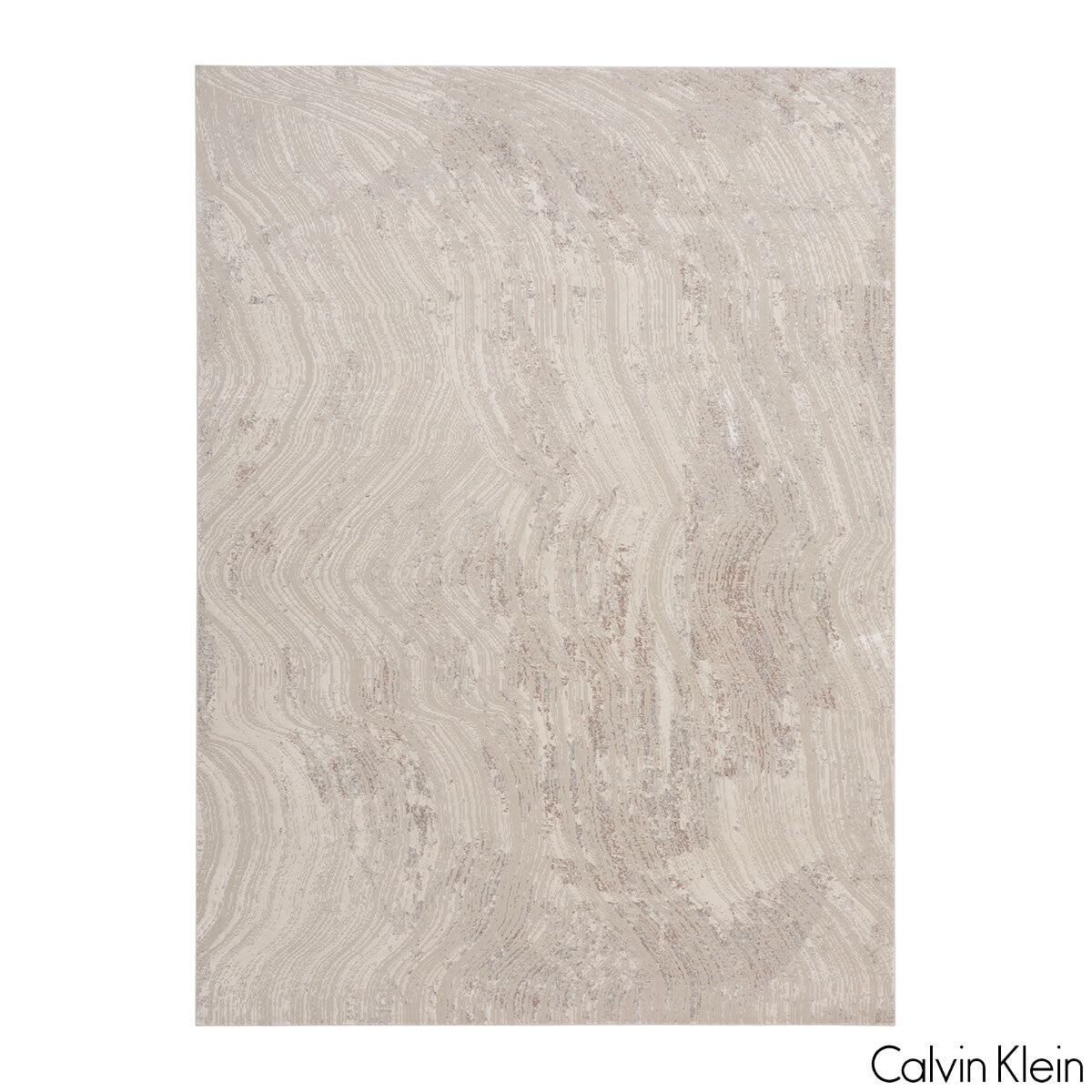 Calvin Klein CK024 Irradiant Silver/Grey Rug, 160 x 221 cm