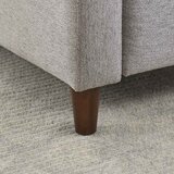 Lillian August Ella Grey Fabric Convertible Sofa Bed
