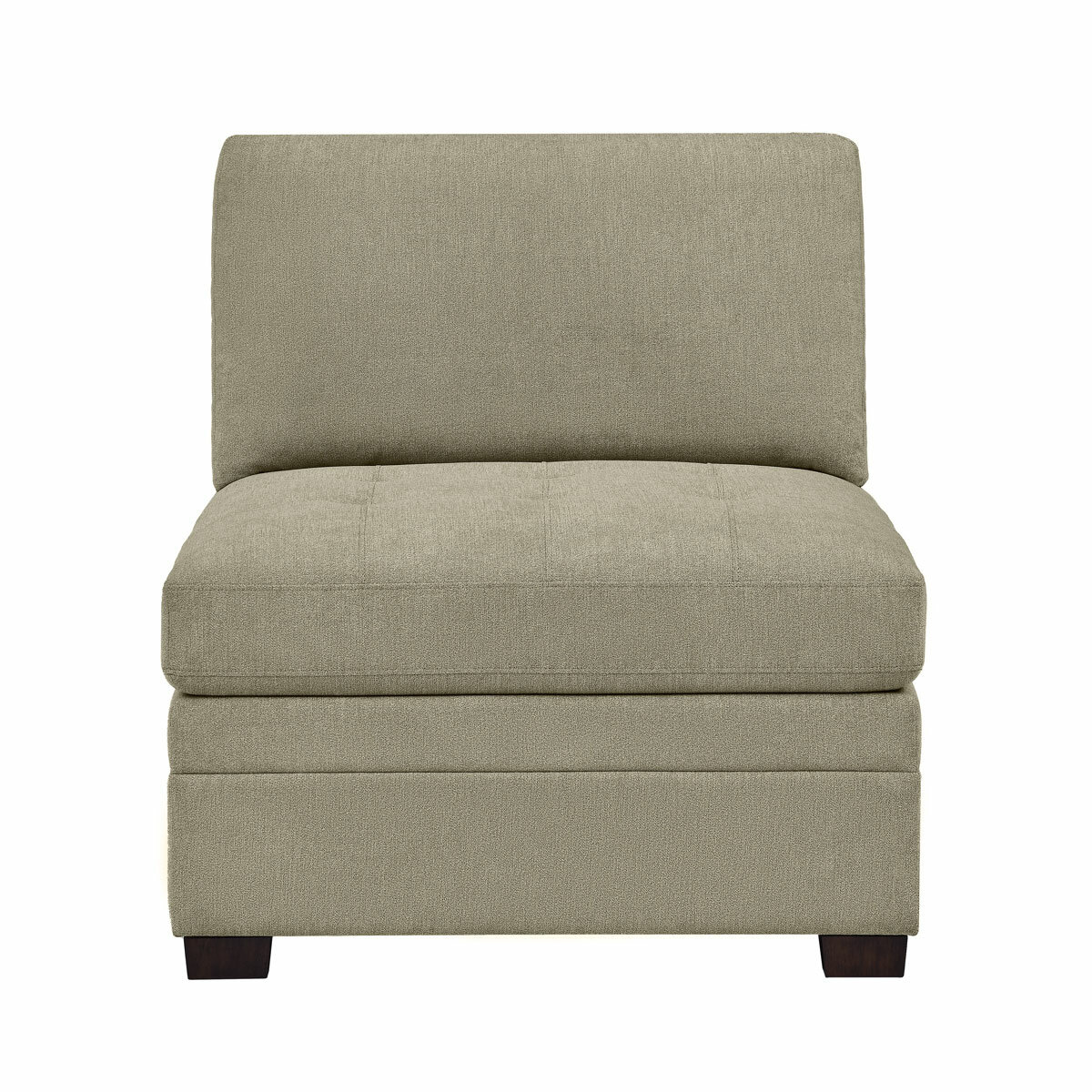Thomasville Tisdale Beige Fabric Armless Chair