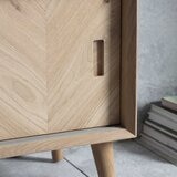 Gallery Milano Oak Entertainment Unit for TV's up to 55"