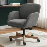 Henredon Murphy Fabric Office Chair, Grey