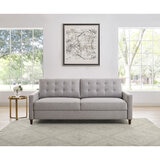 Lillian August Ella Grey Fabric Convertible Sofa Bed