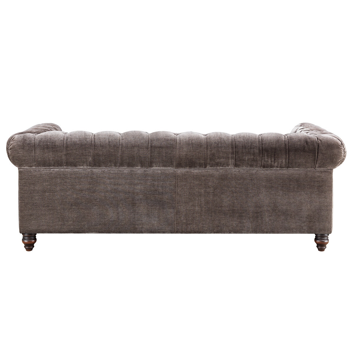Allington 3 Seater Grey Fabric Chesterfield Sofa