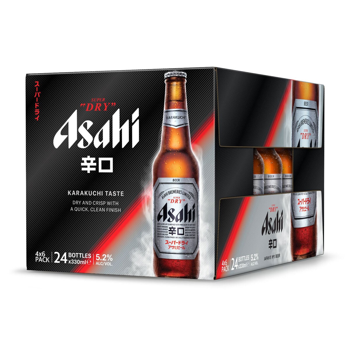 Asahi Super Dry, 24 x 330ml
