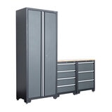 Hilka 24 Gauge Steel Starter 4 Piece Cabinet Set