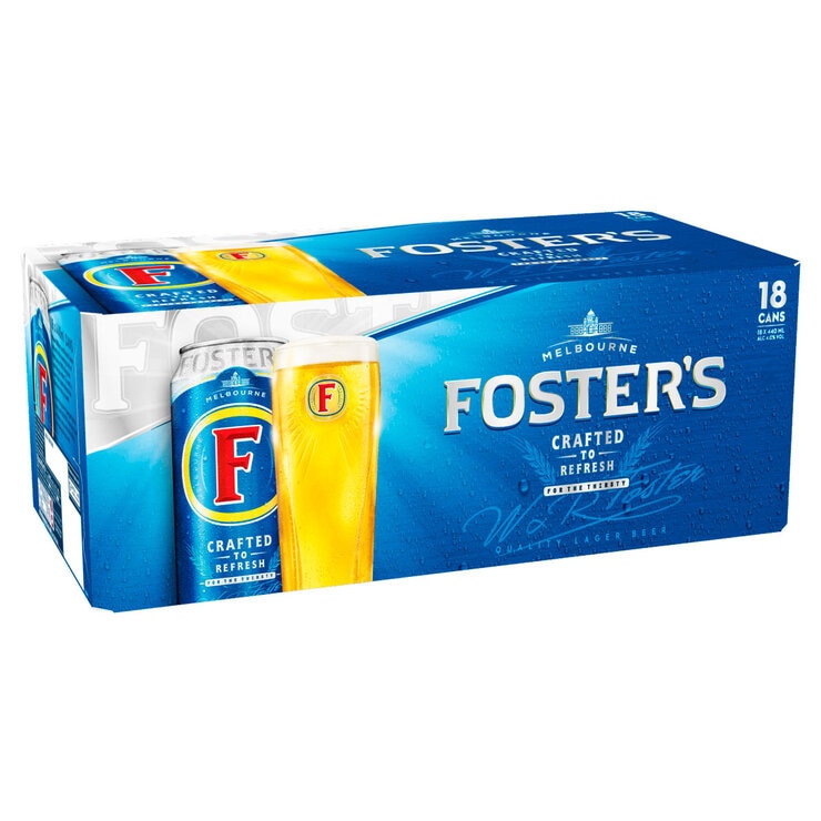 Fosters 18 x 440ml Fosters 18 x 440ml