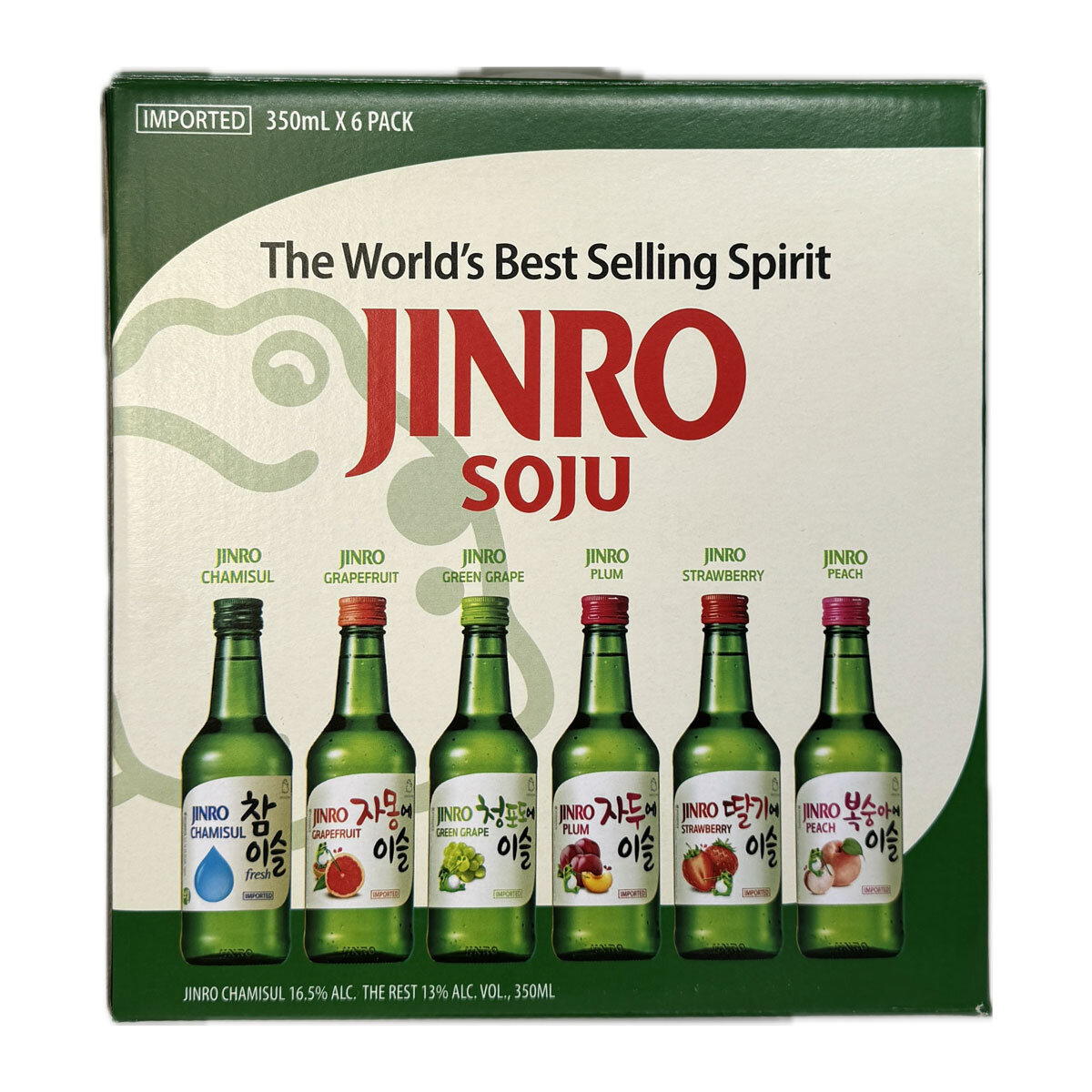 Jinaro Soju, 6 x 350ml