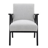 Gallery Neyland Mottled Stone Linen Armchair