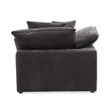 Aiden & Ivy Sereen Dark Grey Fabric Corner Chair