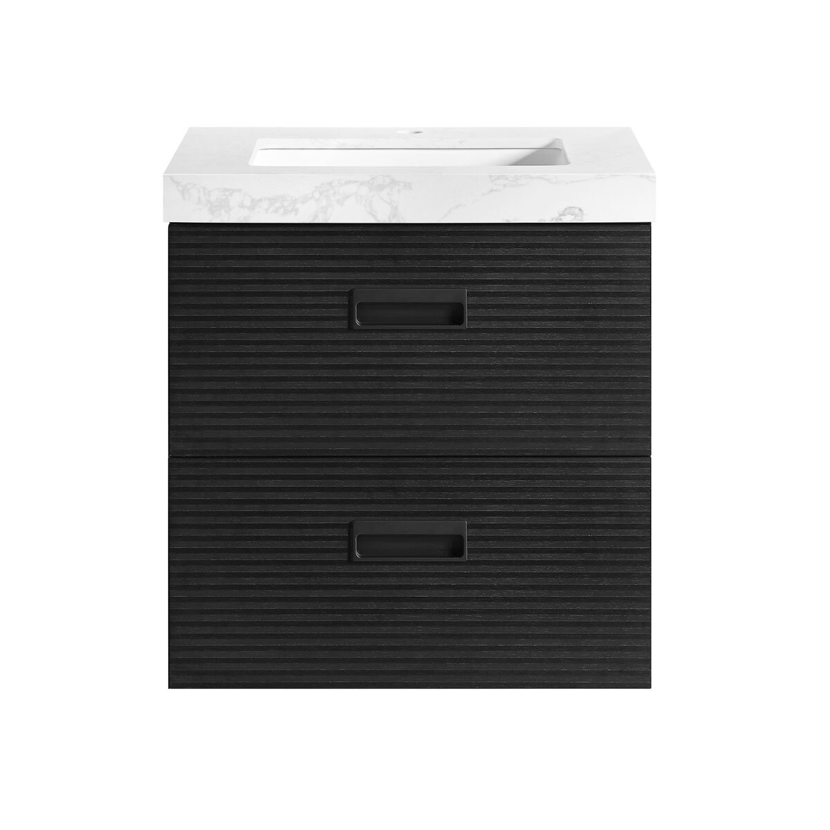 Ove Otis 600mm Wide Wall Mounted Vanity in Black