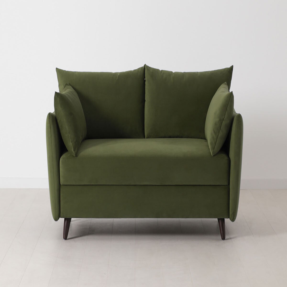 Swyft Model 08 Green Velvet Double Sofa Bed