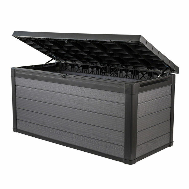 Keter Cortina 570 Litre (150 Gallon) Outdoor Storage Deck Box Keter Cortina 570 Litre (150 Gallon) Outdoor Storage Deck Box