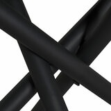 Indus Valley Skylar Ceramic Extending Dining Table + 6 Taupe Chairs, Seats 6-8