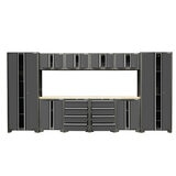 Hilka 24 Gauge Steel 11 Piece Cabinet Set